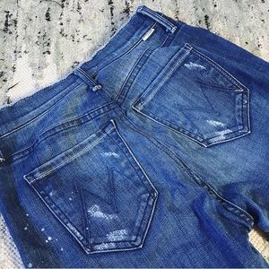 MOTHER Double Fray Vagabond Jeans